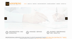 Desktop Screenshot of mainspringcg.com